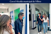RECORRIDO A LAS INSTALACIONES DE LA E.S.E CON EL ALCALDE MUNICIPAL DE VILLETA